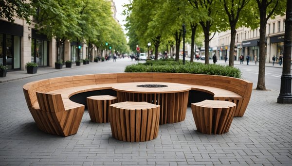 Les meilleures solutions de mobilier urbain écoresponsable